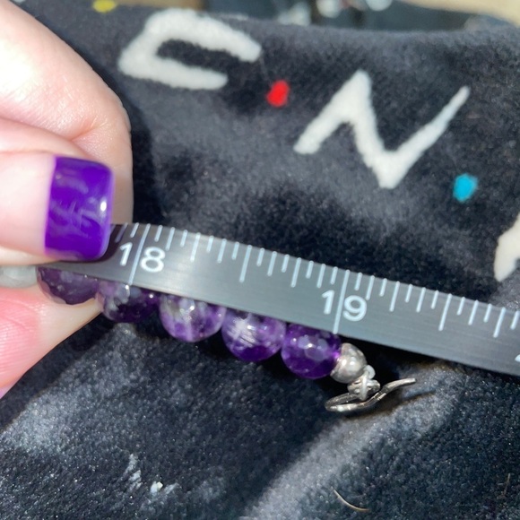 Amethyst & Turquoise bead necklace by Jay King - Picture 11 of 11